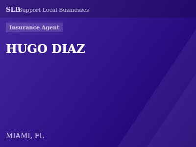 HUGO DIAZ — Insurance Agent in MIAMI, FL