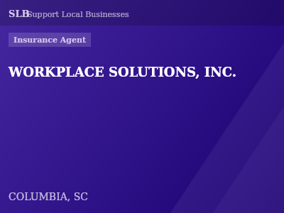 WORKPLACE SOLUTIONS, INC. — Insurance Agent in COLUMBIA, SC