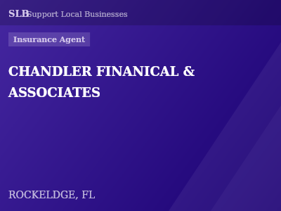 CHANDLER FINANICAL & ASSOCIATES — Insurance Agent in ROCKELDGE, FL