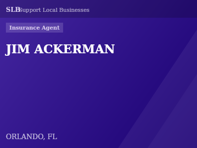 JIM ACKERMAN — Insurance Agent in ORLANDO, FL