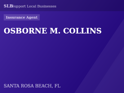 OSBORNE M. COLLINS — Insurance Agent in SANTA ROSA BEACH, FL
