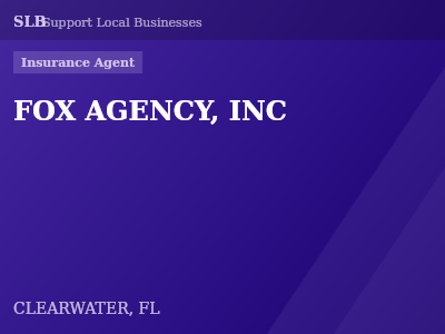 FOX AGENCY, INC — Insurance Agent in CLEARWATER, FL