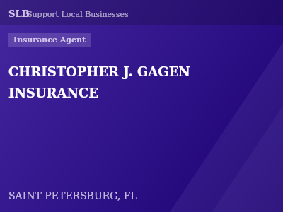 CHRISTOPHER J. GAGEN INSURANCE — Insurance Agent in SAINT PETERSBURG, FL