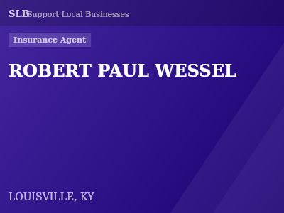 ROBERT PAUL WESSEL — Insurance Agent in LOUISVILLE, KY