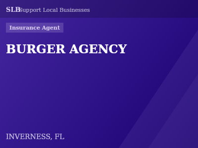 BURGER AGENCY — Insurance Agent in INVERNESS, FL