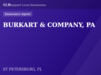 BURKART & COMPANY, PA — Insurance Agent in ST PETERSBURG, FL
