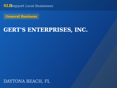 GERT'S ENTERPRISES, INC. — General Business in DAYTONA BEACH, FL