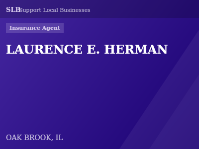 LAURENCE E. HERMAN — Insurance Agent in OAK BROOK, IL