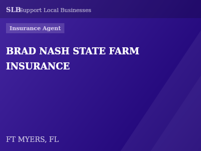 BRAD NASH STATE FARM INSURANCE — Insurance Agent in FT MYERS, FL