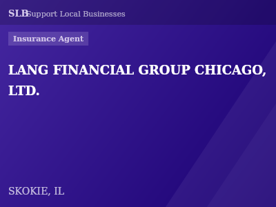 LANG FINANCIAL GROUP CHICAGO, LTD. — Insurance Agent in SKOKIE, IL