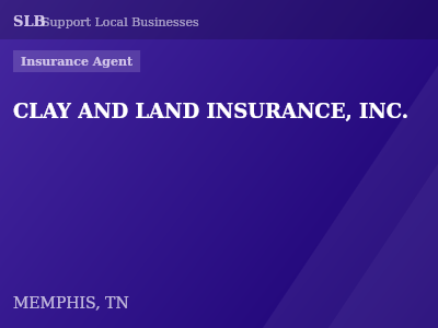 CLAY AND LAND INSURANCE, INC. — Insurance Agent in MEMPHIS, TN