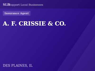A. F. CRISSIE & CO. — Insurance Agent in DES PLAINES, IL