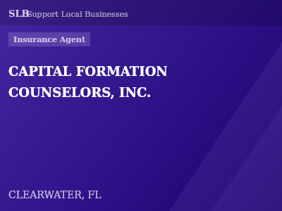 CAPITAL FORMATION COUNSELORS, INC. — Insurance Agent in CLEARWATER, FL