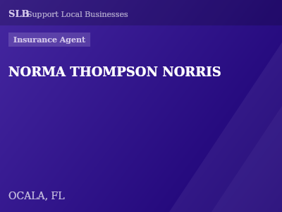 NORMA THOMPSON NORRIS — Insurance Agent in OCALA, FL