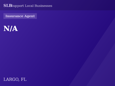 N/A — Insurance Agent in LARGO, FL