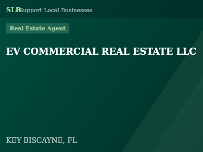 EV COMMERCIAL REAL ESTATE LLC — Real Estate Agent in KEY BISCAYNE, FL