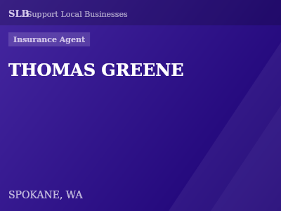 THOMAS GREENE — Insurance Agent in SPOKANE, WA
