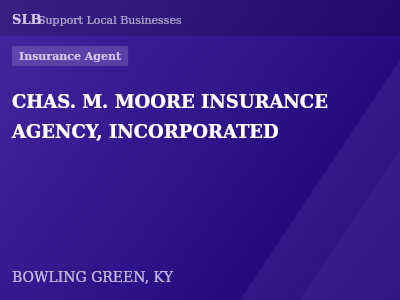 CHAS. M. MOORE INSURANCE AGENCY, INCORPORATED — Insurance Agent in BOWLING GREEN, KY