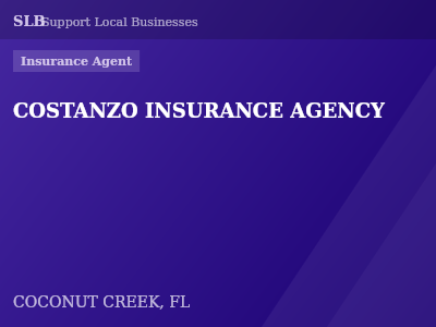 COSTANZO INSURANCE AGENCY — Insurance Agent in COCONUT CREEK, FL