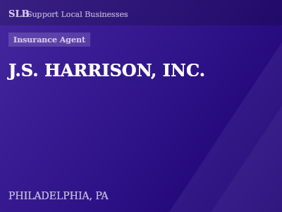 J.S. HARRISON, INC. — Insurance Agent in PHILADELPHIA, PA