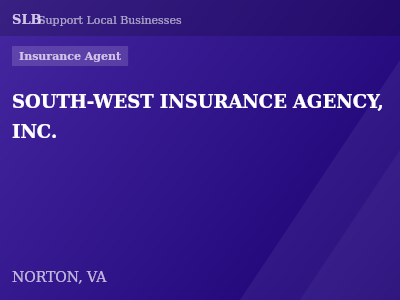 SOUTH-WEST INSURANCE AGENCY, INC. — Insurance Agent in NORTON, VA