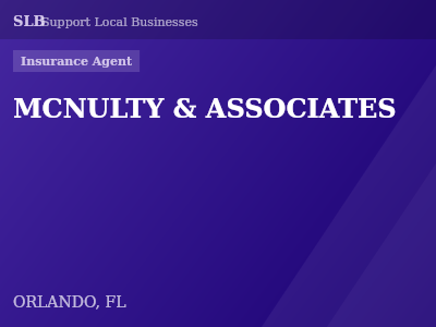 MCNULTY & ASSOCIATES — Insurance Agent in ORLANDO, FL