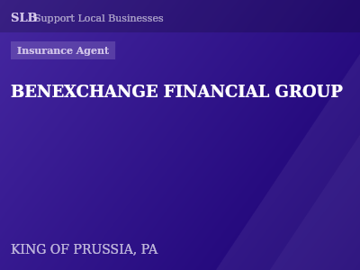 BENEXCHANGE FINANCIAL GROUP — Insurance Agent in KING OF PRUSSIA, PA