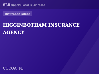 HIGGINBOTHAM INSURANCE AGENCY — Insurance Agent in COCOA, FL