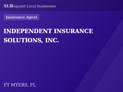INDEPENDENT INSURANCE SOLUTIONS, INC. — Insurance Agent in FT MYERS, FL
