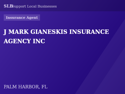 J MARK GIANESKIS INSURANCE AGENCY INC — Insurance Agent in PALM HARBOR, FL