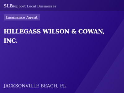 HILLEGASS WILSON & COWAN, INC. — Insurance Agent in JACKSONVILLE BEACH, FL