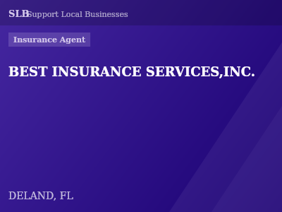 BEST INSURANCE SERVICES,INC. — Insurance Agent in DELAND, FL