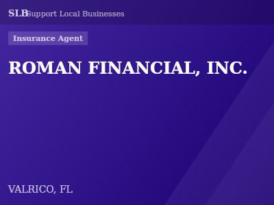 ROMAN FINANCIAL, INC. — Insurance Agent in VALRICO, FL