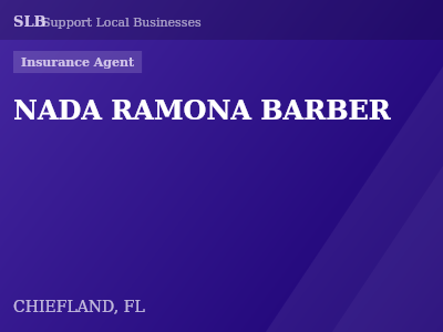NADA RAMONA BARBER — Insurance Agent in CHIEFLAND, FL