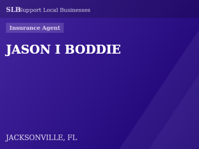 JASON I BODDIE — Insurance Agent in JACKSONVILLE, FL