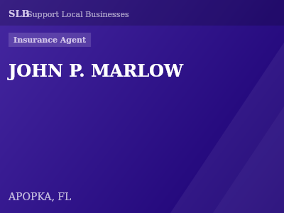 JOHN P. MARLOW — Insurance Agent in APOPKA, FL