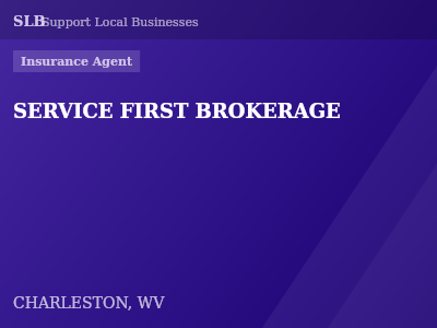 SERVICE FIRST BROKERAGE — Insurance Agent in CHARLESTON, WV