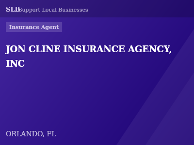 JON CLINE INSURANCE AGENCY, INC — Insurance Agent in ORLANDO, FL
