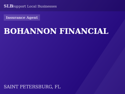 BOHANNON FINANCIAL — Insurance Agent in SAINT PETERSBURG, FL