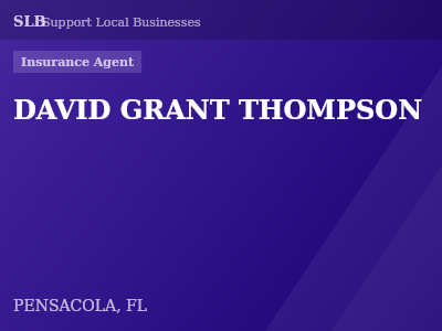 DAVID GRANT THOMPSON — Insurance Agent in PENSACOLA, FL