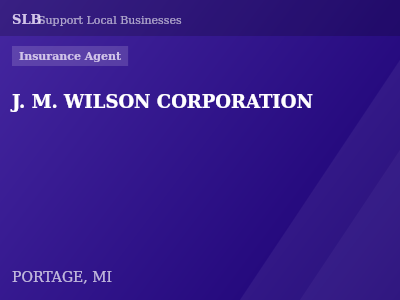 J. M. WILSON CORPORATION — Insurance Agent in PORTAGE, MI