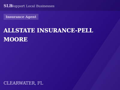 ALLSTATE INSURANCE-PELL MOORE — Insurance Agent in CLEARWATER, FL