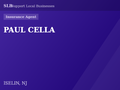 PAUL CELLA — Insurance Agent in ISELIN, NJ