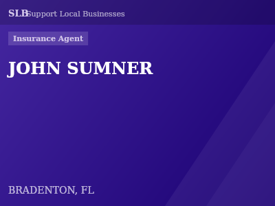 JOHN SUMNER — Insurance Agent in BRADENTON, FL