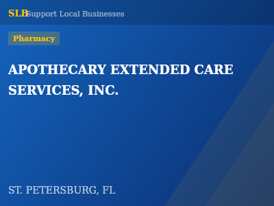 APOTHECARY EXTENDED CARE SERVICES, INC. — Pharmacy in ST. PETERSBURG, FL