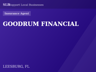 GOODRUM FINANCIAL — Insurance Agent in LEESBURG, FL