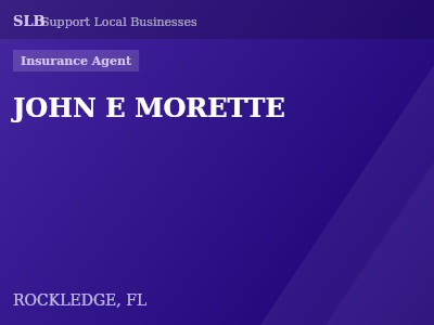 JOHN E MORETTE — Insurance Agent in ROCKLEDGE, FL