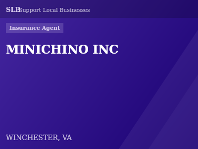 MINICHINO INC — Insurance Agent in WINCHESTER, VA