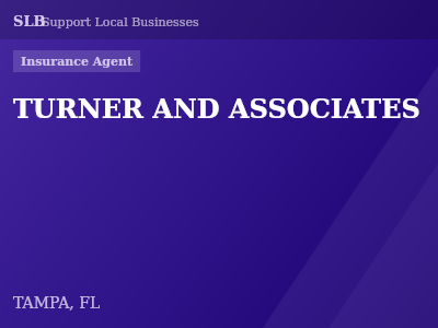 TURNER AND ASSOCIATES — Insurance Agent in TAMPA, FL