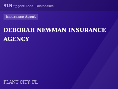 DEBORAH NEWMAN INSURANCE AGENCY — Insurance Agent in PLANT CITY, FL